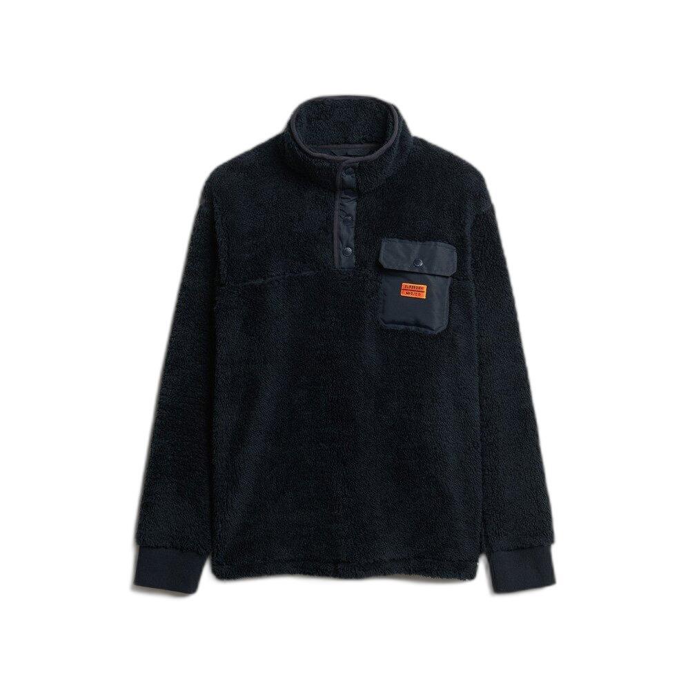 Polarowy sweter z kołnierzem tunisejskim Superdry