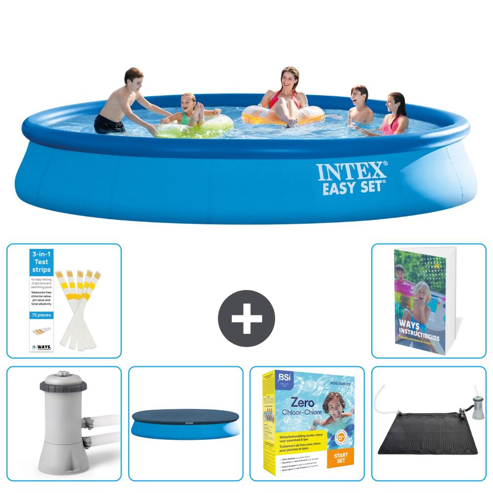 INTEX Basen Easy Set Okrągły - 457x84 cm - 7-częściowy S234