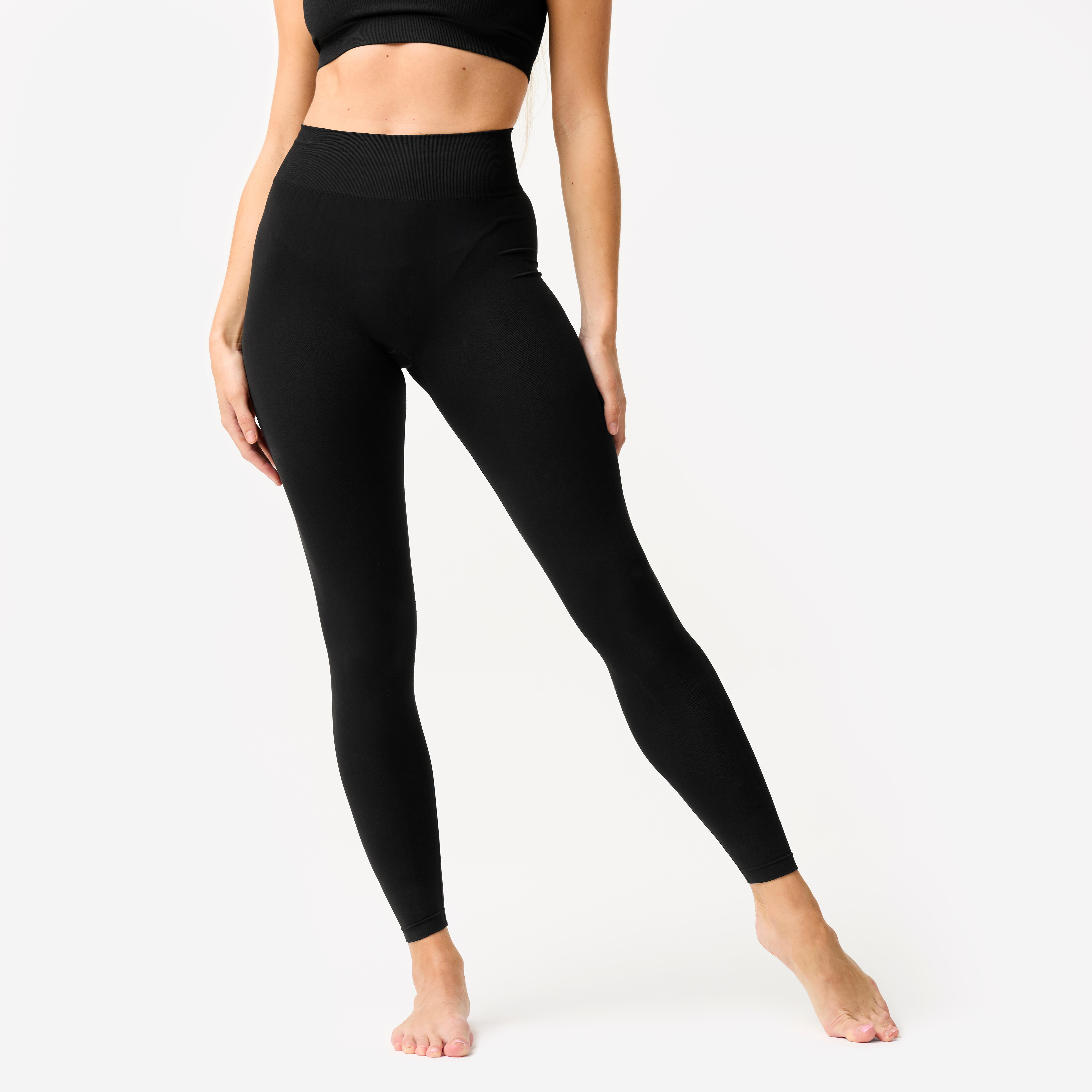 Legginsy do tańca nowoczesnego damskie Domyos wysoki stan