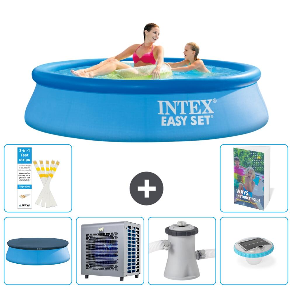 INTEX Basen Easy Set Okrągły - 244x61 cm - 7-częściowy S106