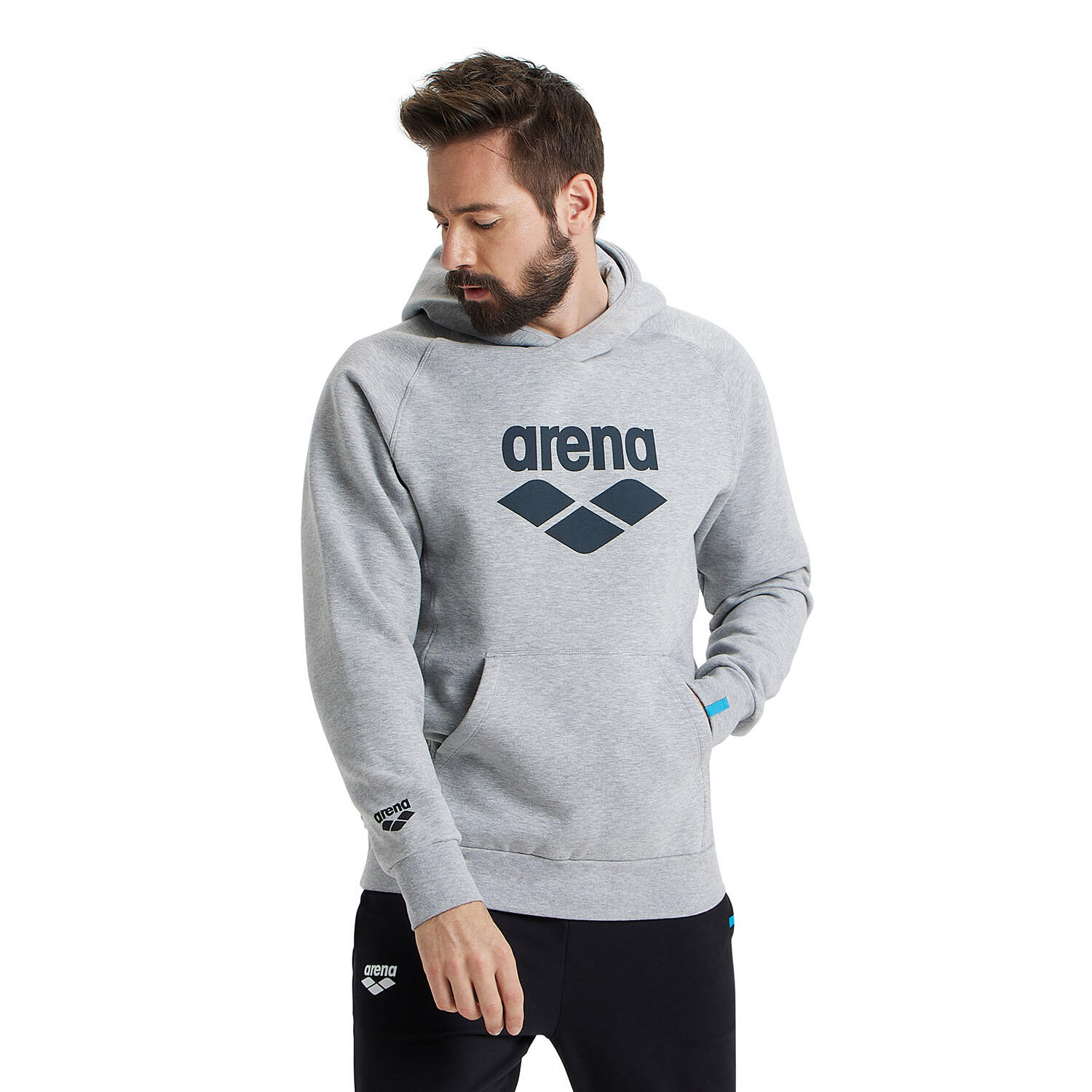 Bluza Arena Hooded Sweat Logo z kapturem