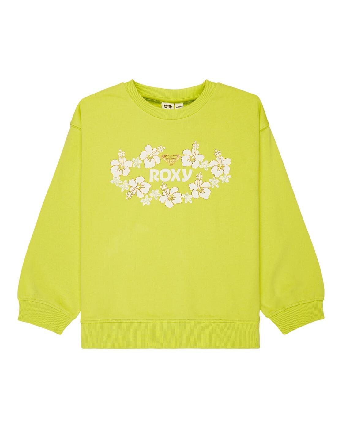 Bluza dla Dziewczynki MORNING HIKE TERRY Zielony