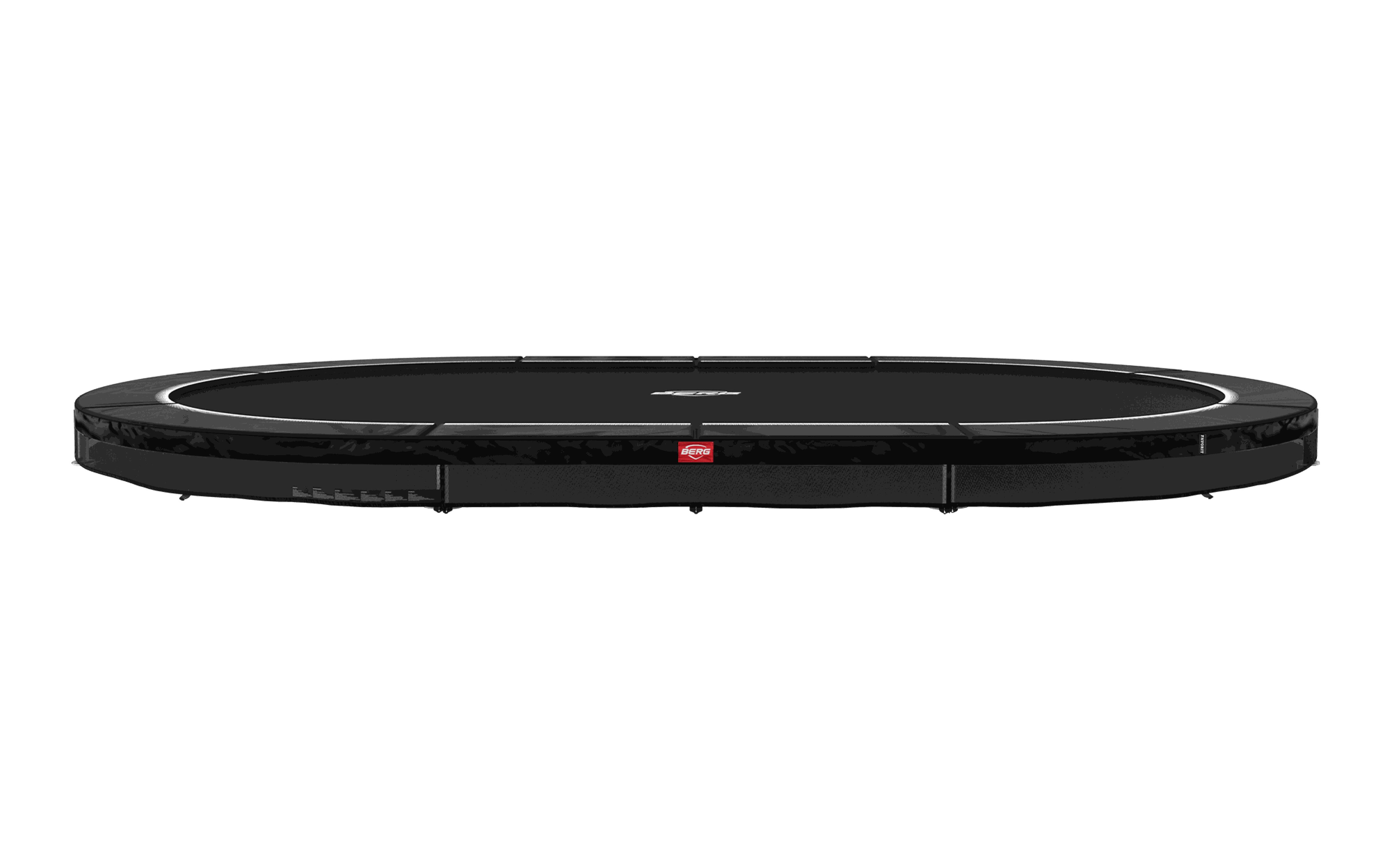 Trampolina 520x350, Grand Favorit InGround 520 Czarny