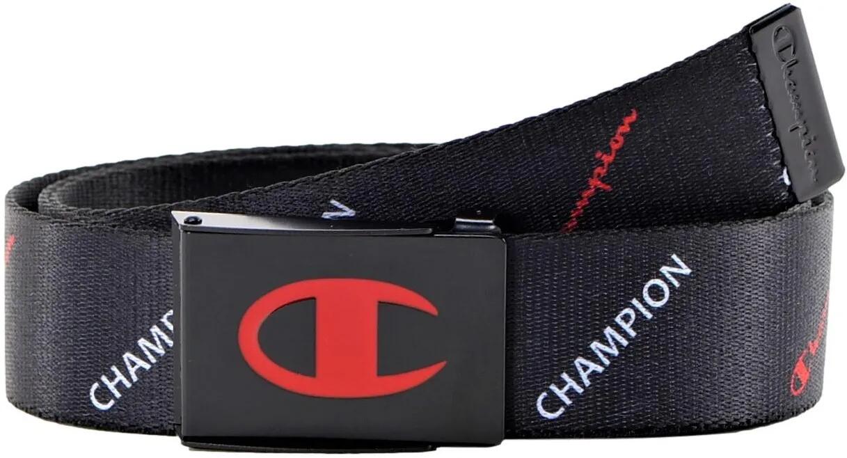 Pasek Champion unisex z poliestru, czarny