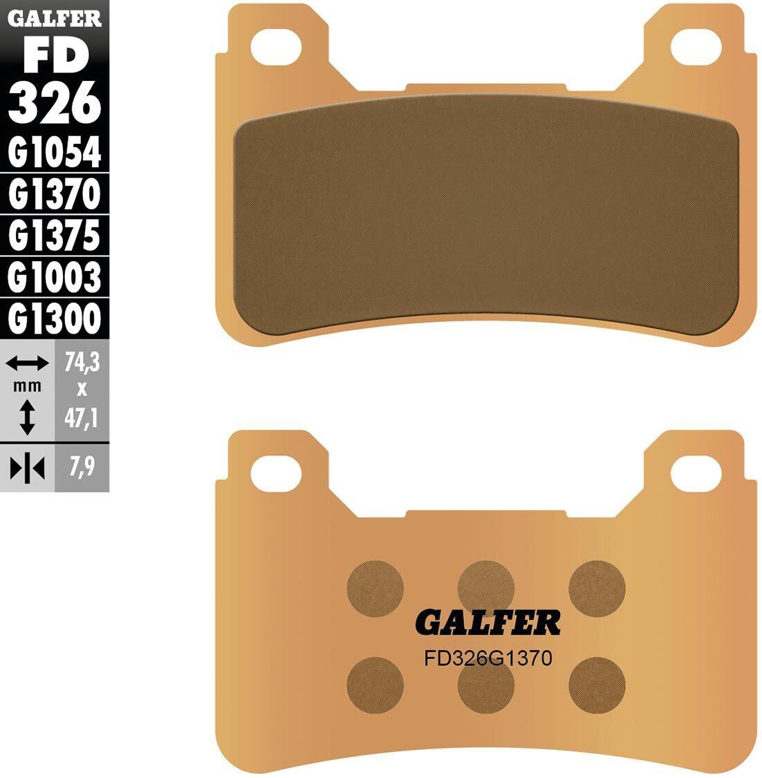 GALFER FD326 klocki hamulcowe sinterowane do szosy