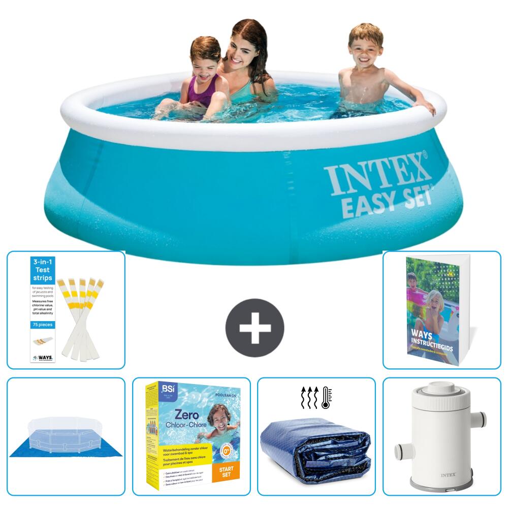 INTEX Basen Easy Set Okrągły - 183x51 cm - 7-częściowy S71