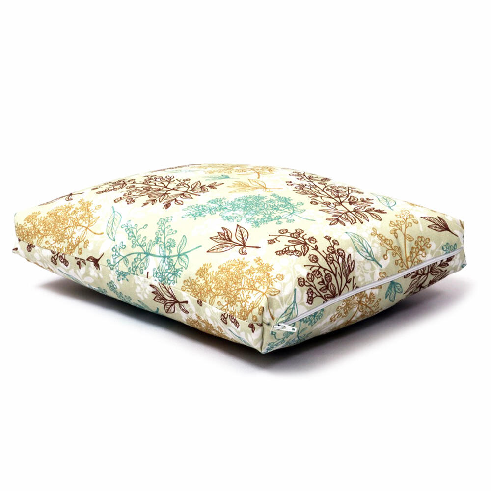 Poduszka Savasana do jogi, pod kark – bawełna organiczna i kapok, 40x30x4,5 cm