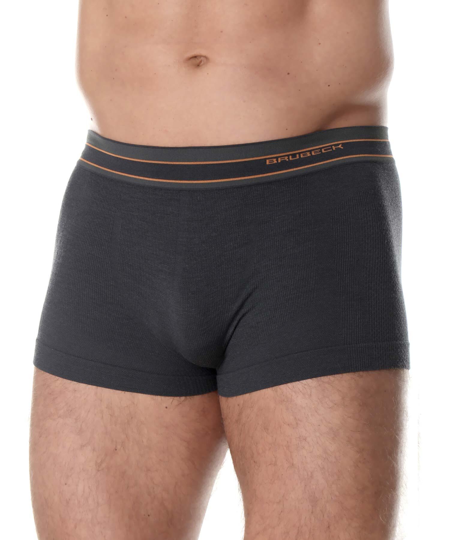 Bokserki z wełną merino męskie Brubeck ACTIVE WOOL