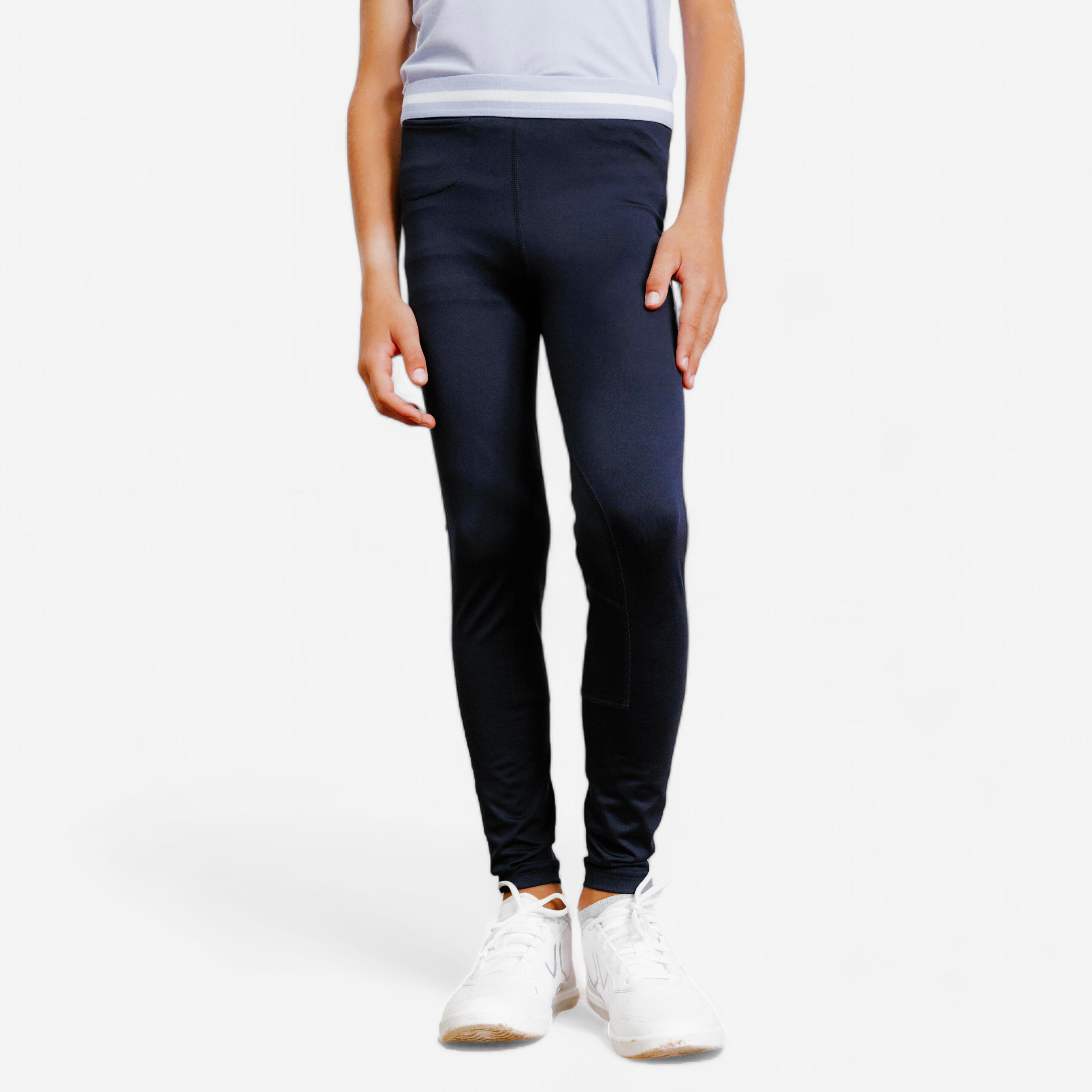 Legginsy jeździeckie dla dzieci Fouganza 100 lekkie