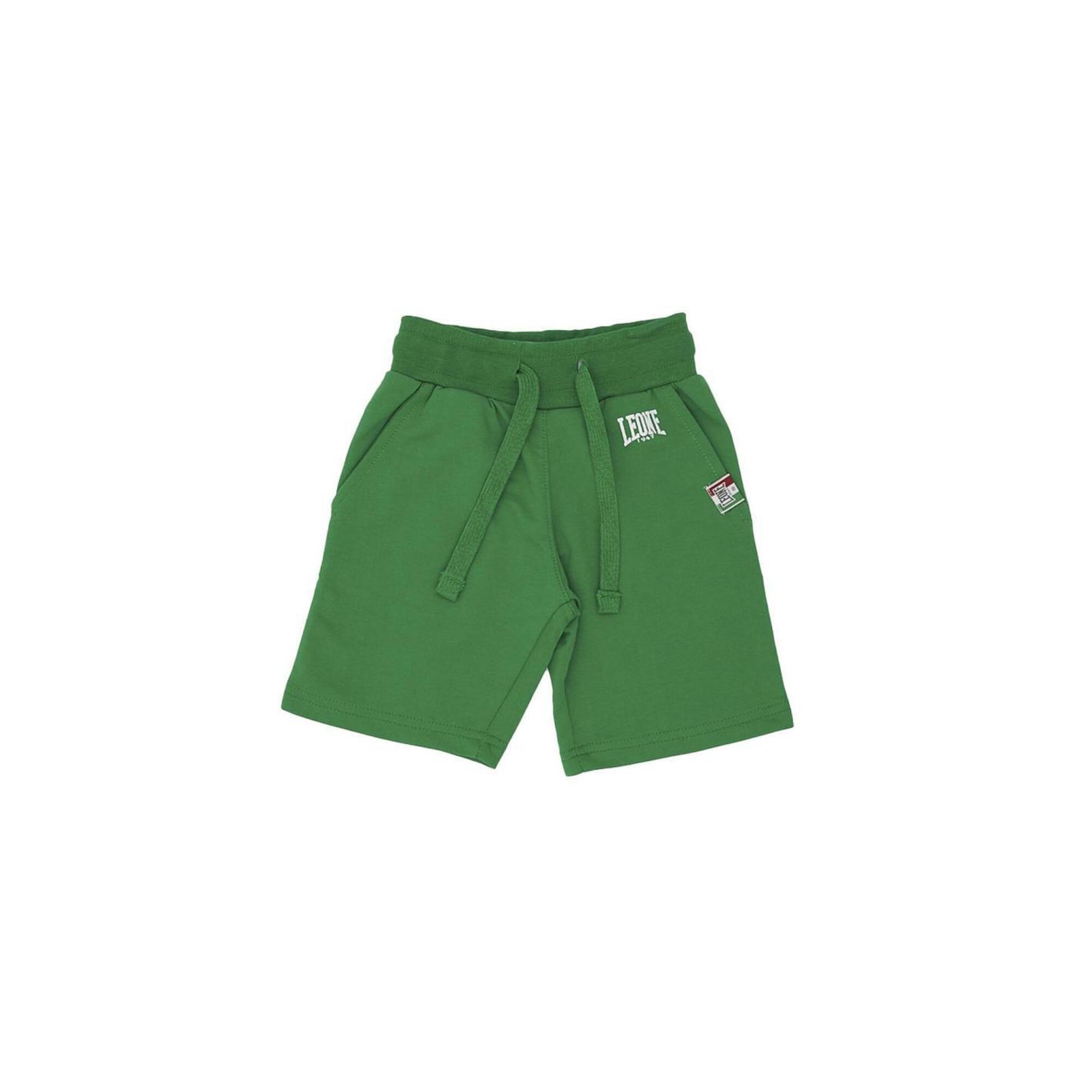 Podstawowe dziecięce bermudy polarowe z małym logo