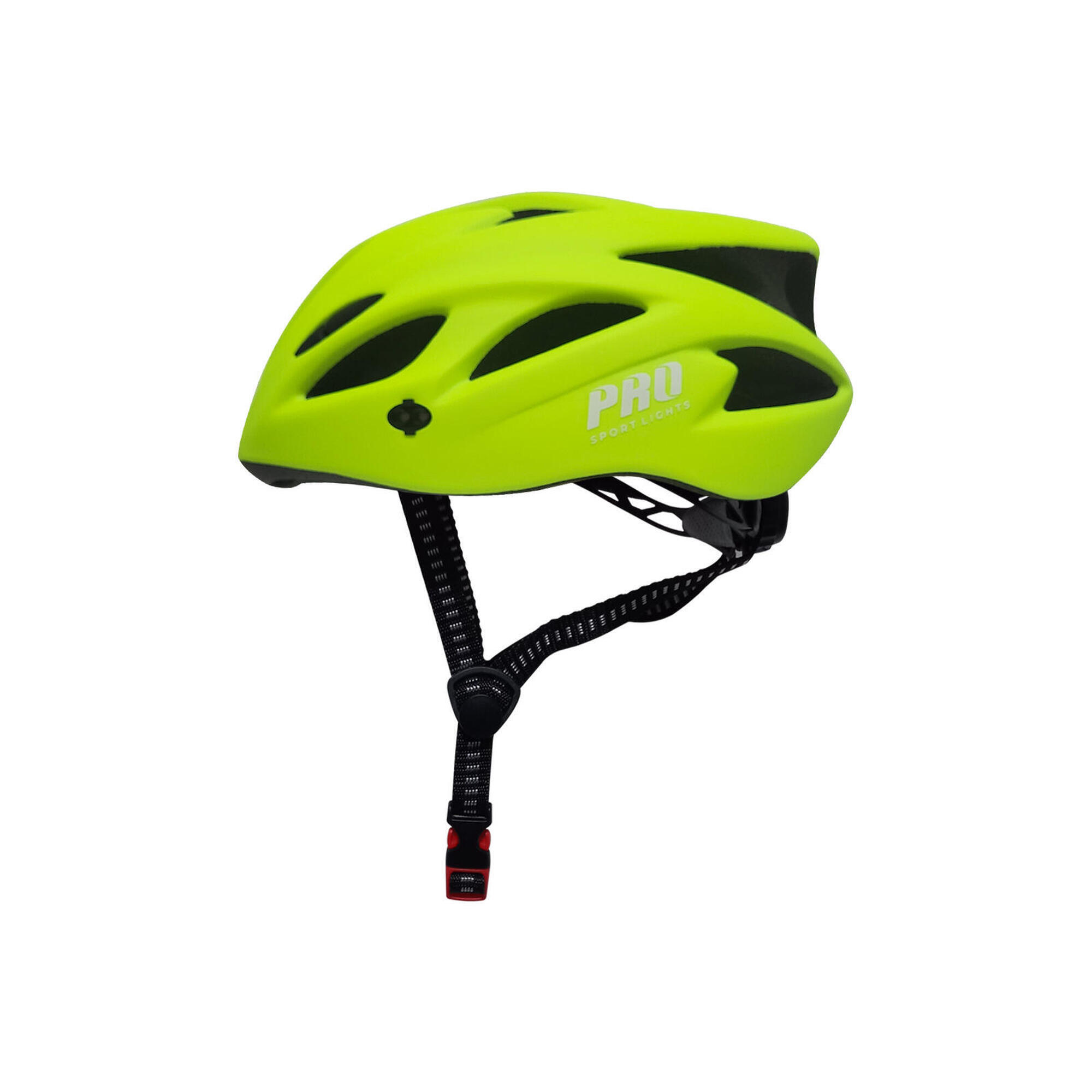 Kask rowerowy damski/męski dla dorosłych, jaskrawy żółto-zielony