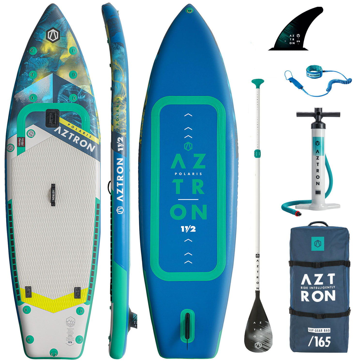 Dwukomorowa deska pompowana SUP Aztron Polaris Adventure 11'2