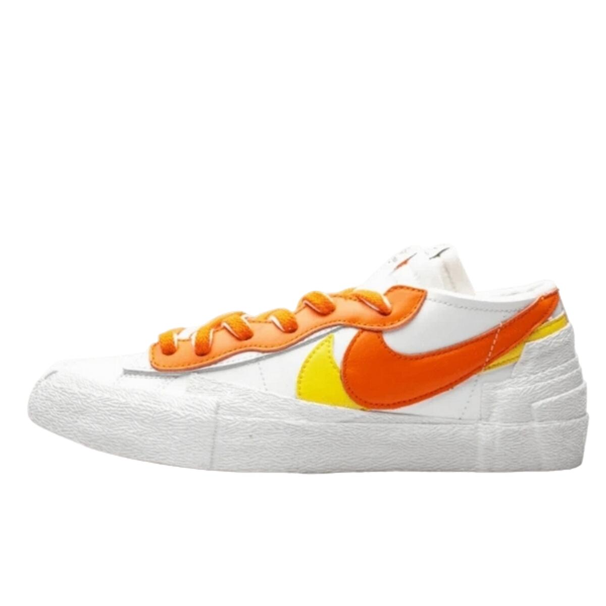 Buty do chodzenia dla dorosłych Nike Blazer Low Sacai White Magma Orange