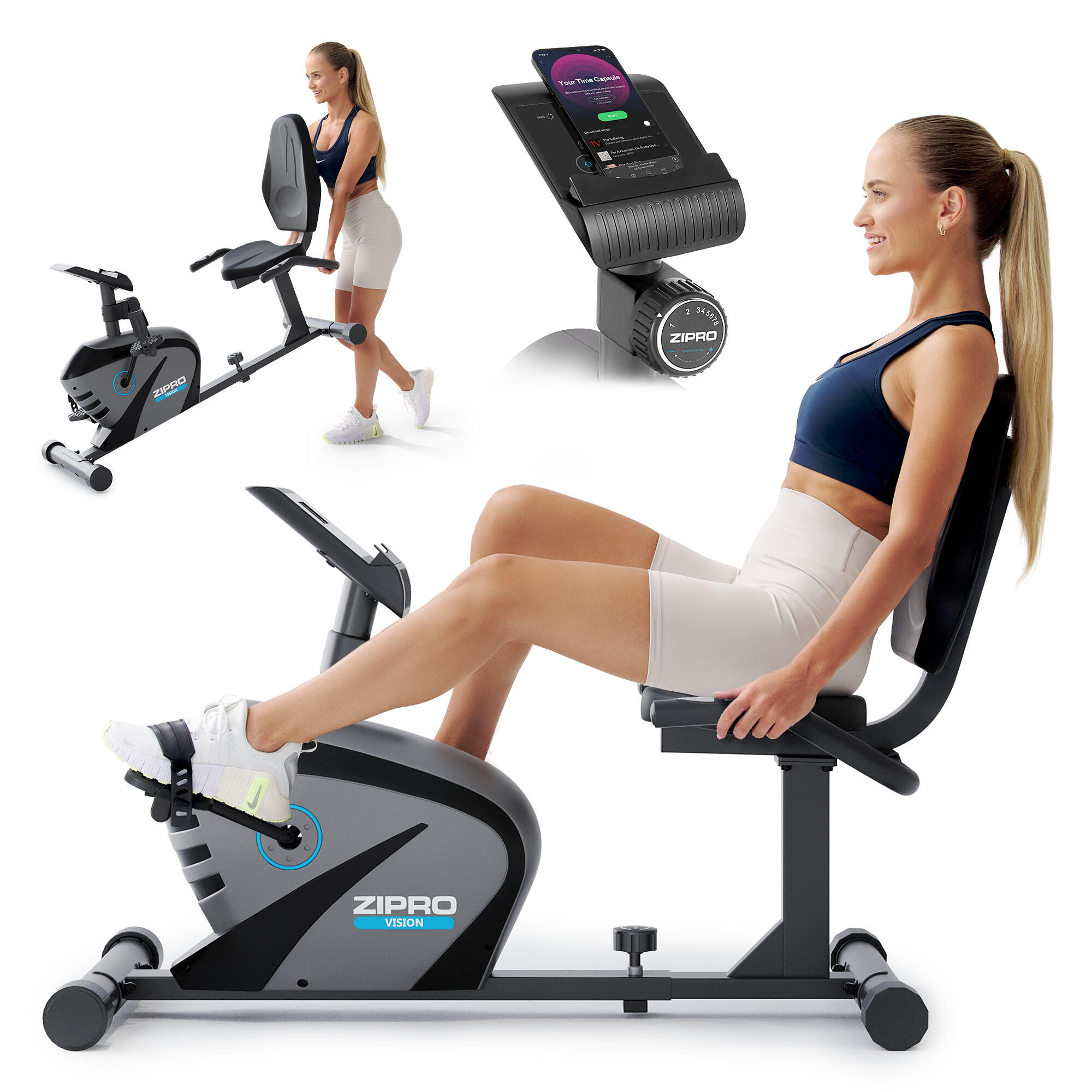 Rower stacjonarny Vision Rowerek leżący magnetyczny