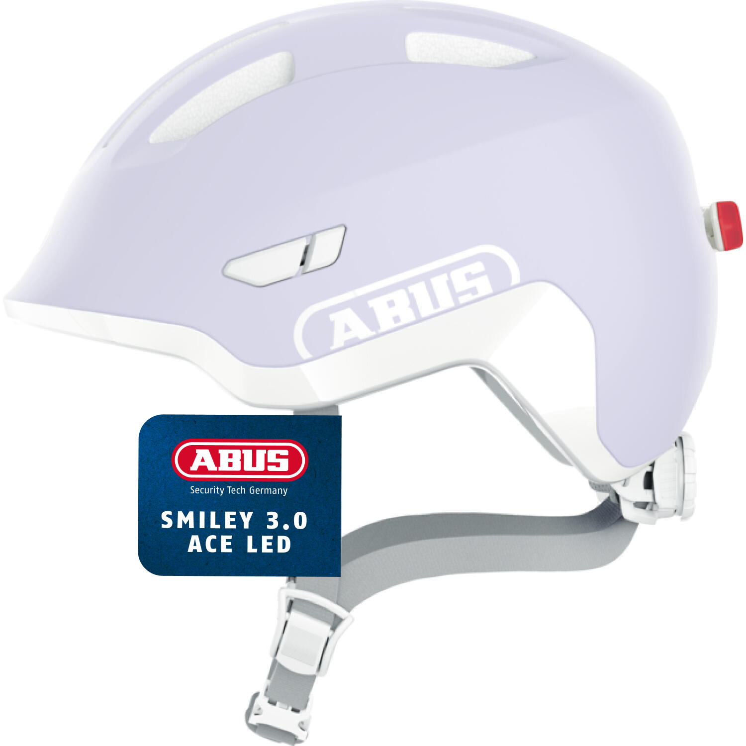 Kask rekreacyjny dla dzieci „Smiley 3.0 Ace LED”  fioletowy