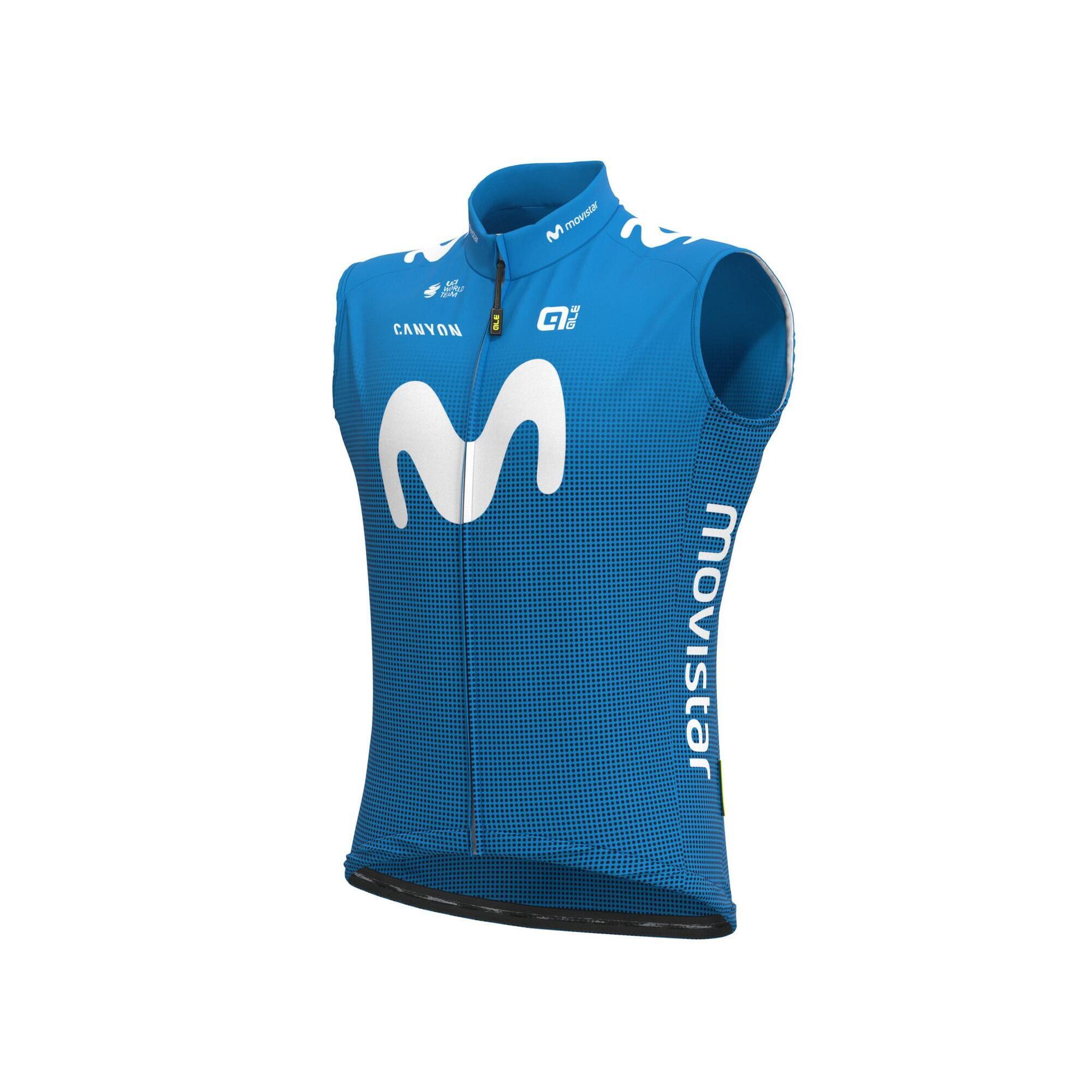 Kamizelka rowerowa męska Alé Cycling Pro Team Replica Movistar