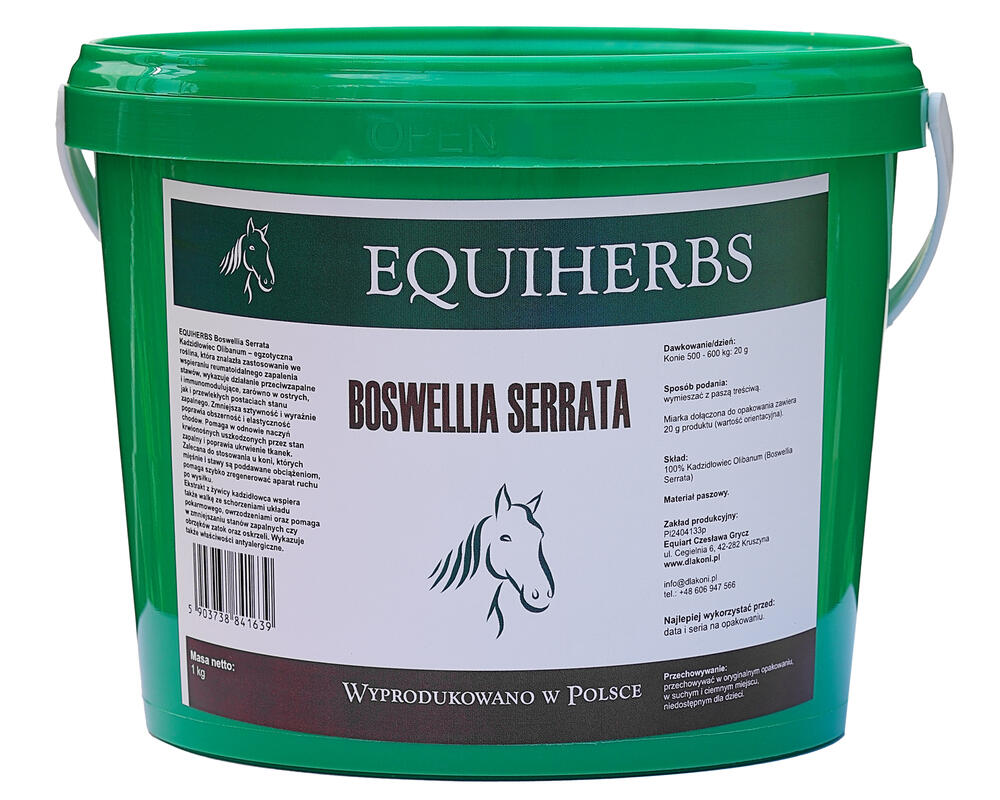 Boswellia Serrata Kadzidłowiec EQUIHERBS