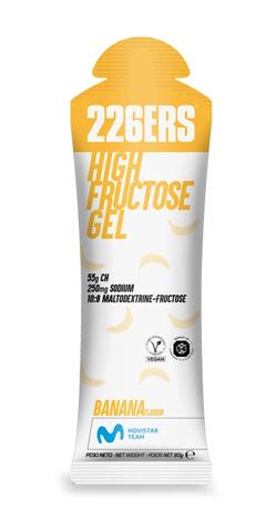 Żel energetyczny 226ers wysoka fruktoza 80g banan
