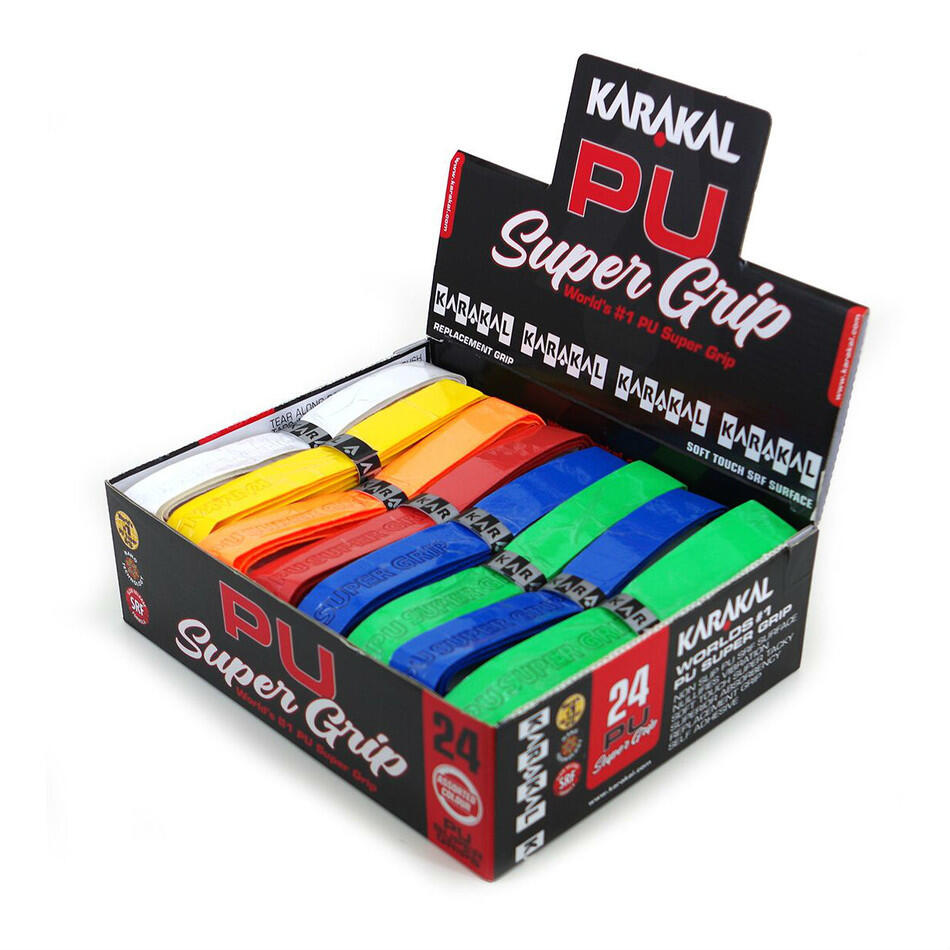 Grip Karakal Pu Super (Sortido,Caixa 24un)