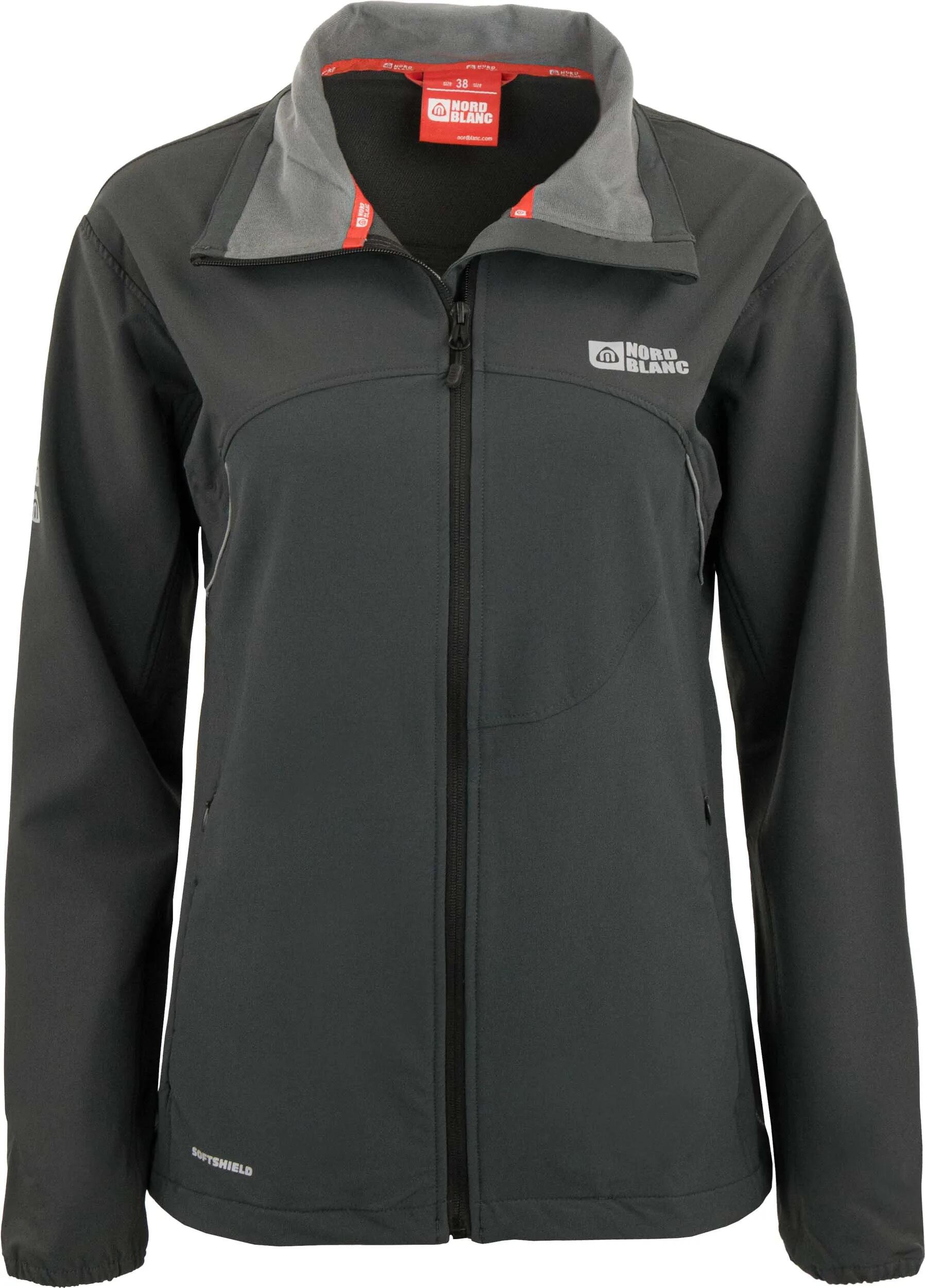Damska kurtka softshell Nordblanc - cienka szara