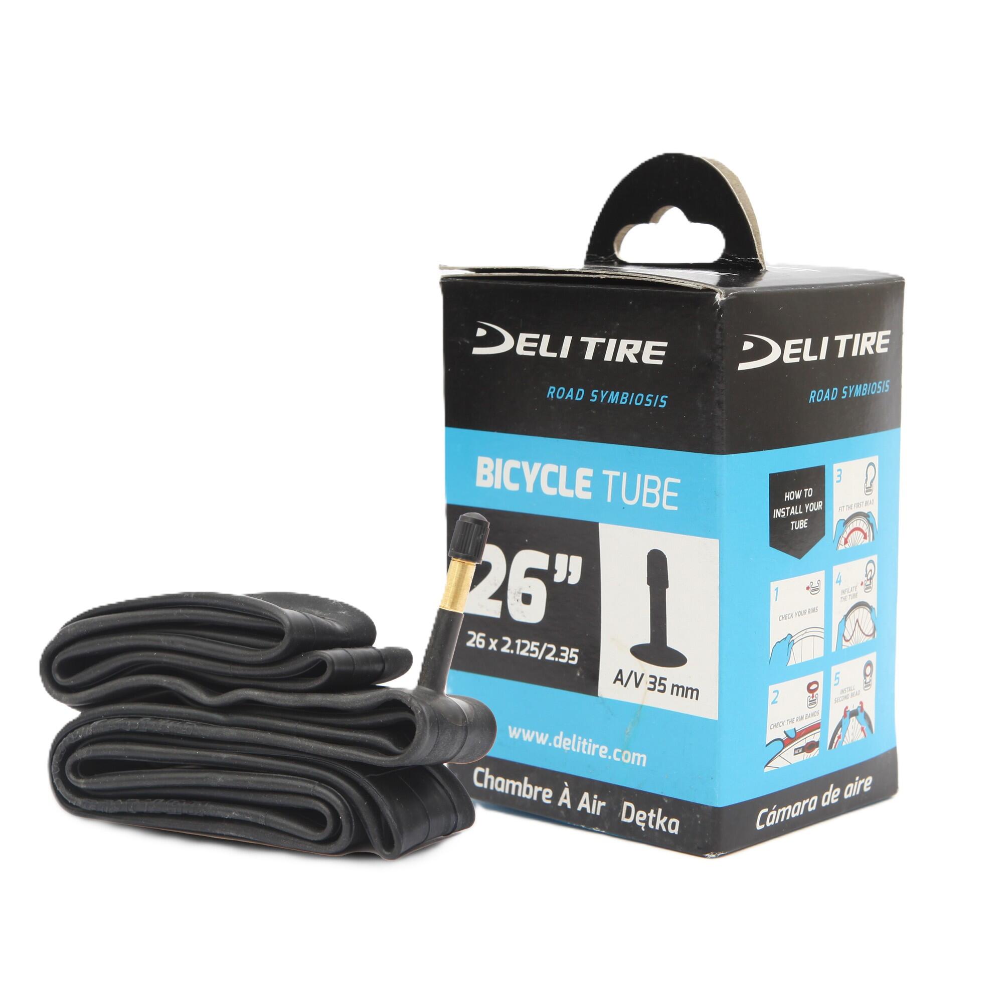 Dętka rowerowa 26 AV BOX DELI 2.125/2.35 Butyl