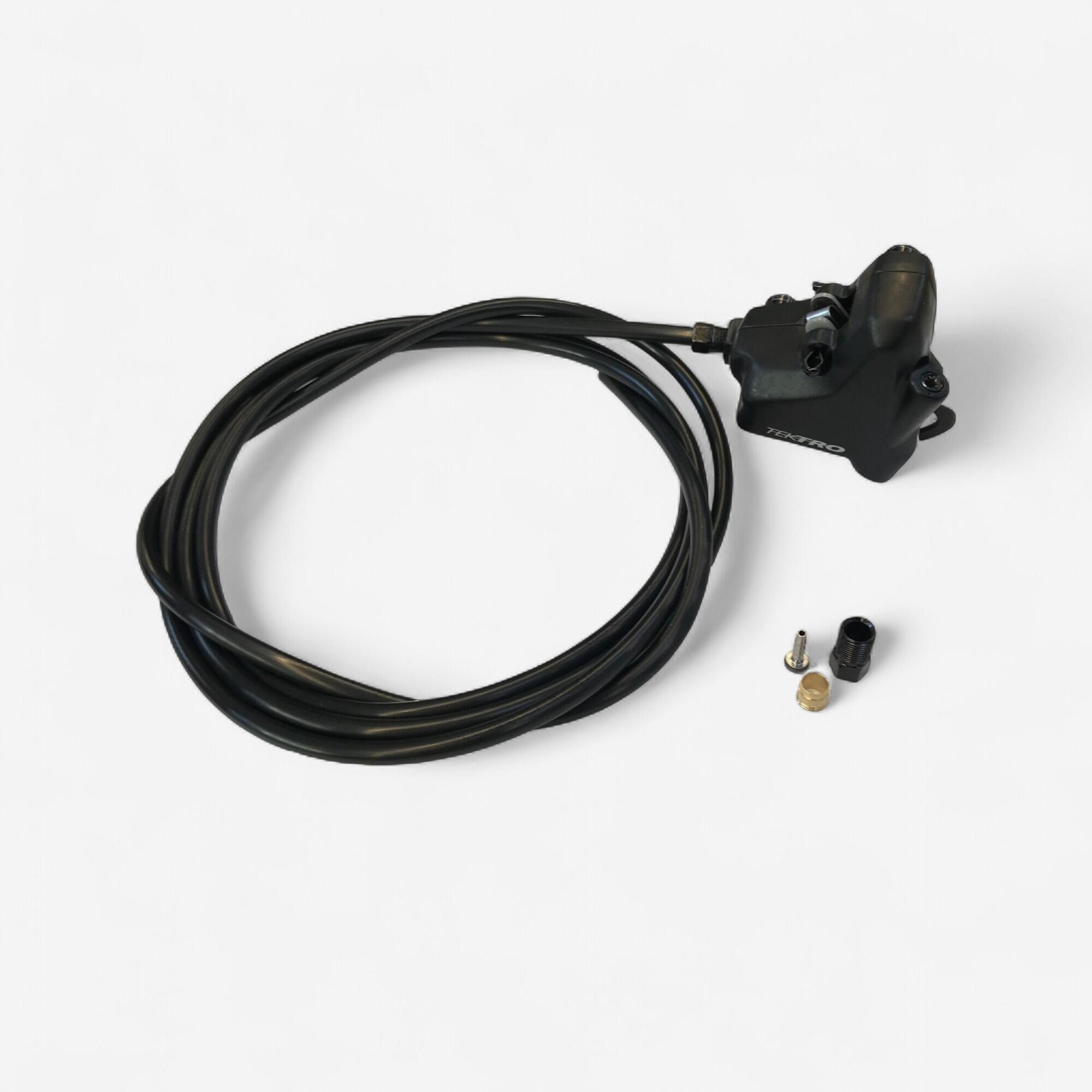 Szczęki hamulcowe Tektro Flatmount z przewodem 1800 mm