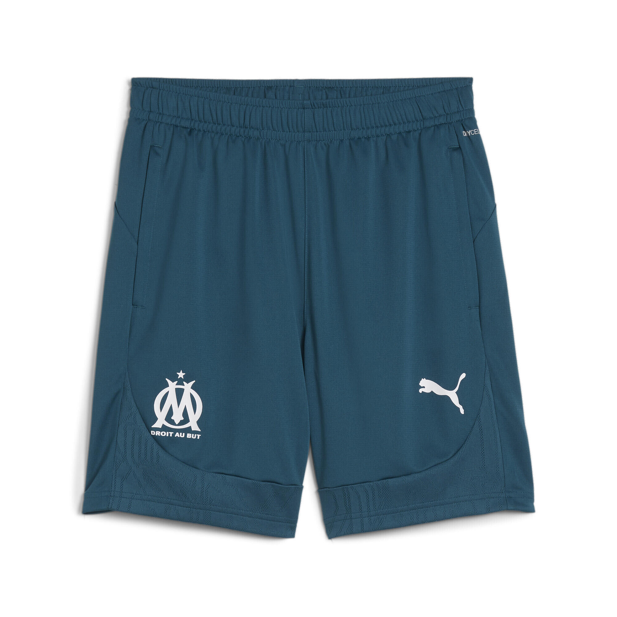 Męskie szorty treningowe Olympique Marsylia PUMA Ocean Tropic White Blue
