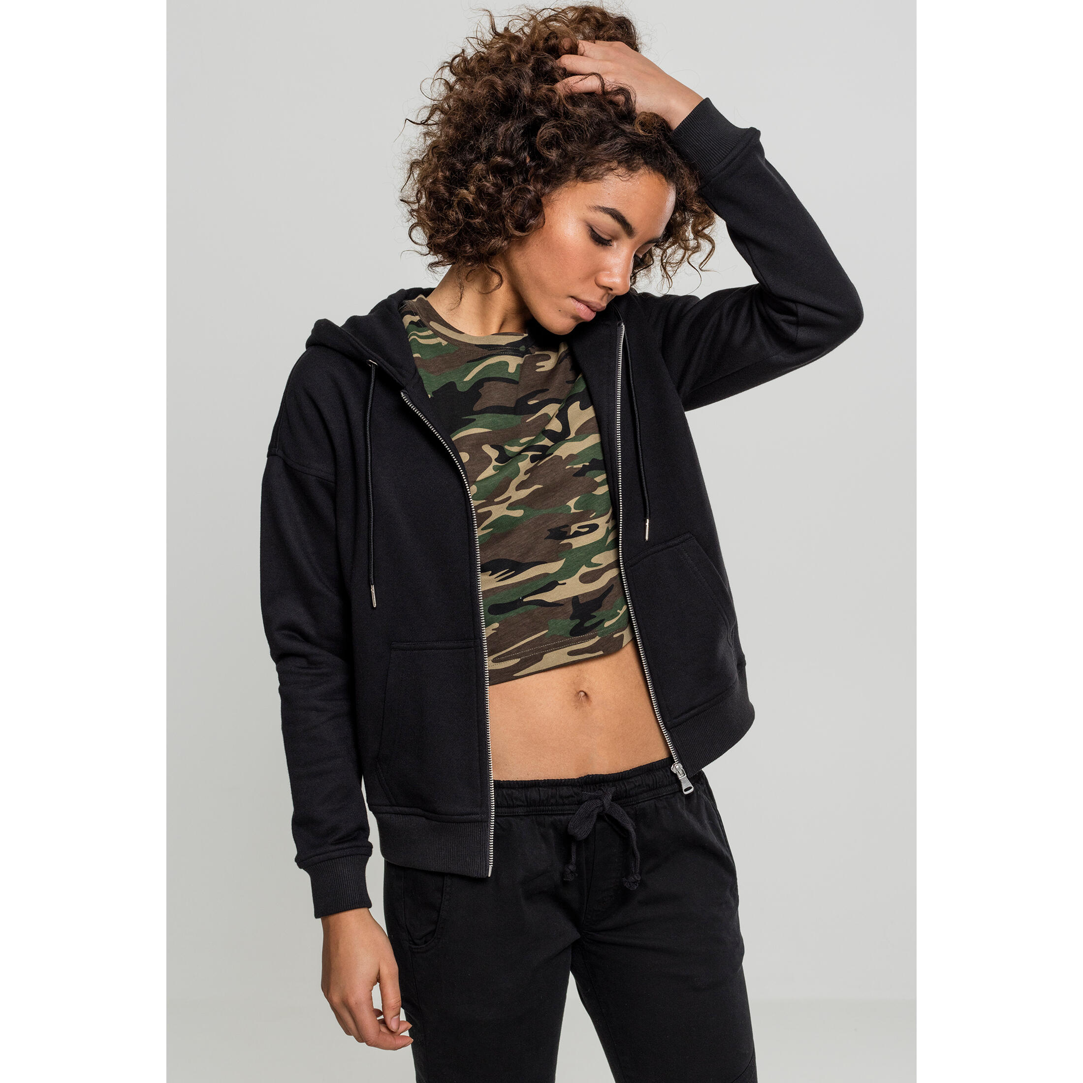Bluza damska z kapturem Urban Classic claic zip