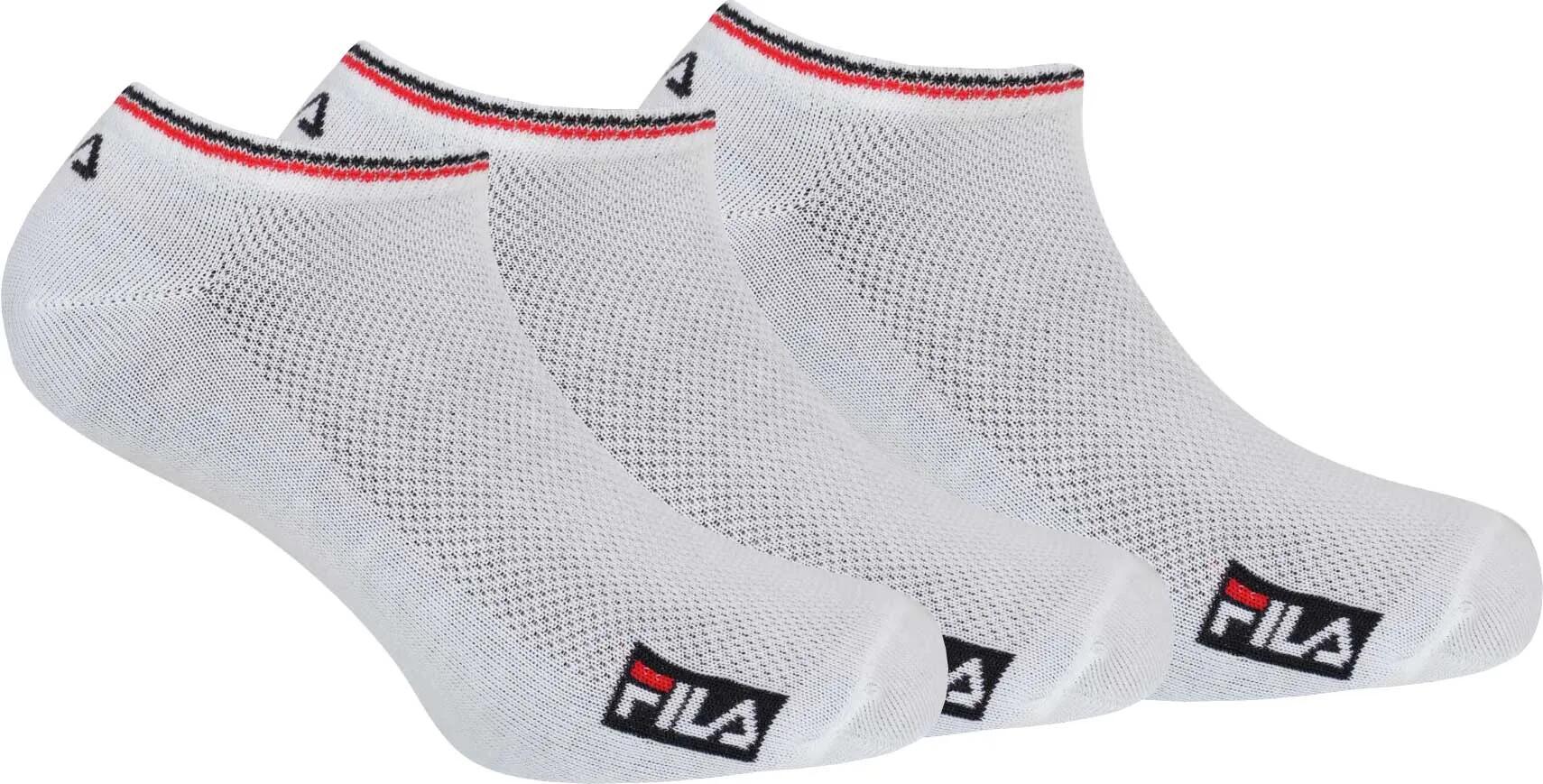 Skarpetki Fila 3-pak Bamboo Invisible White 35-38