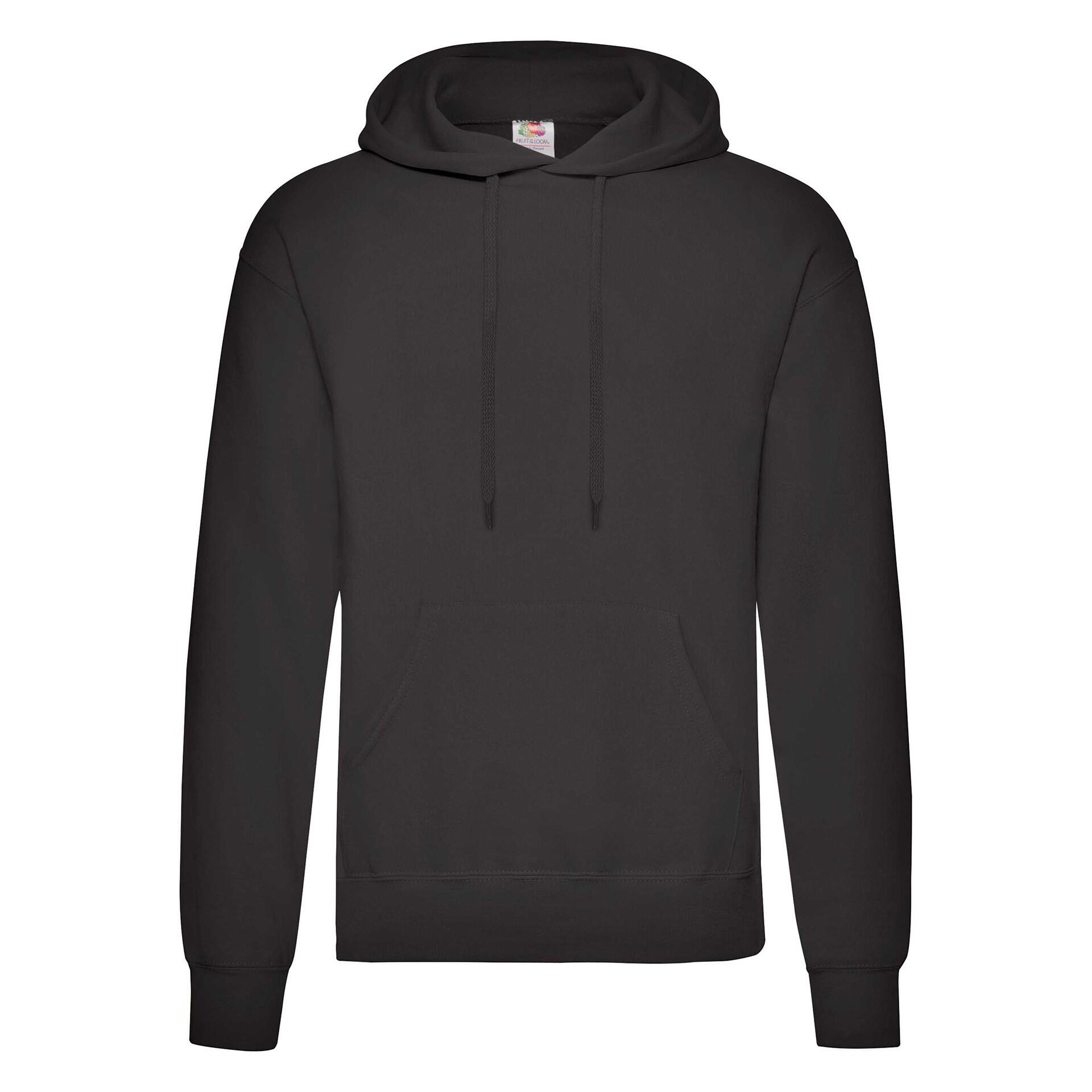 Bluza Fruit Of The Loom Classic z kapturem dla dorosłych Negro