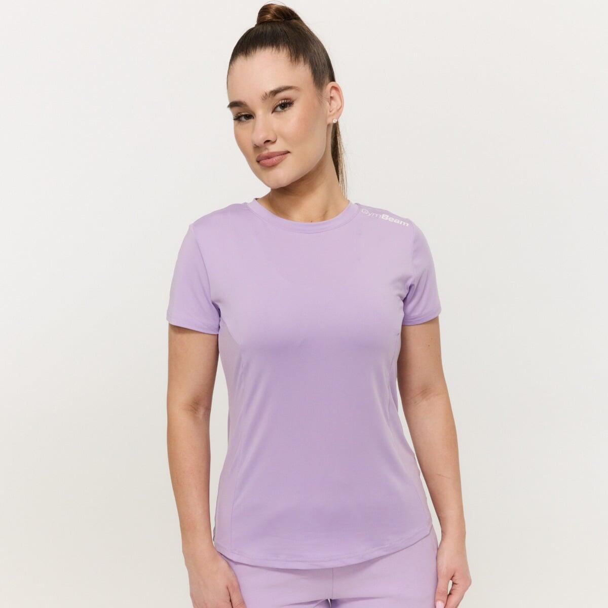 Koszulka damska fitness regular lawendowa Limitless