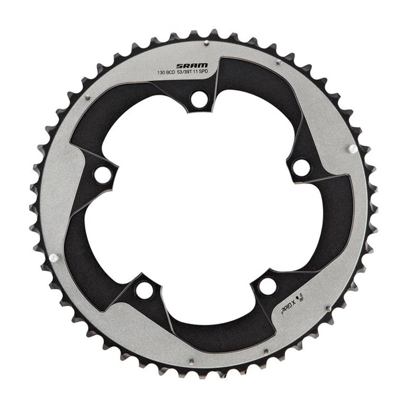 Tace aluminiowe Sram Road 11S 53T/130 Btblk