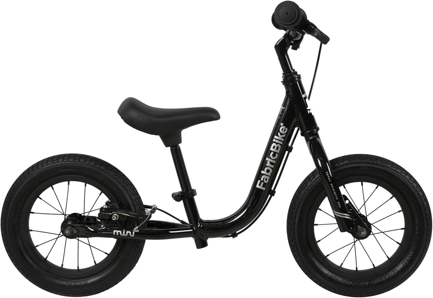 FABRICBIKE Mini PRO - rowerek biegowy 12 dla dzieci w wieku 2-5 lat. Black