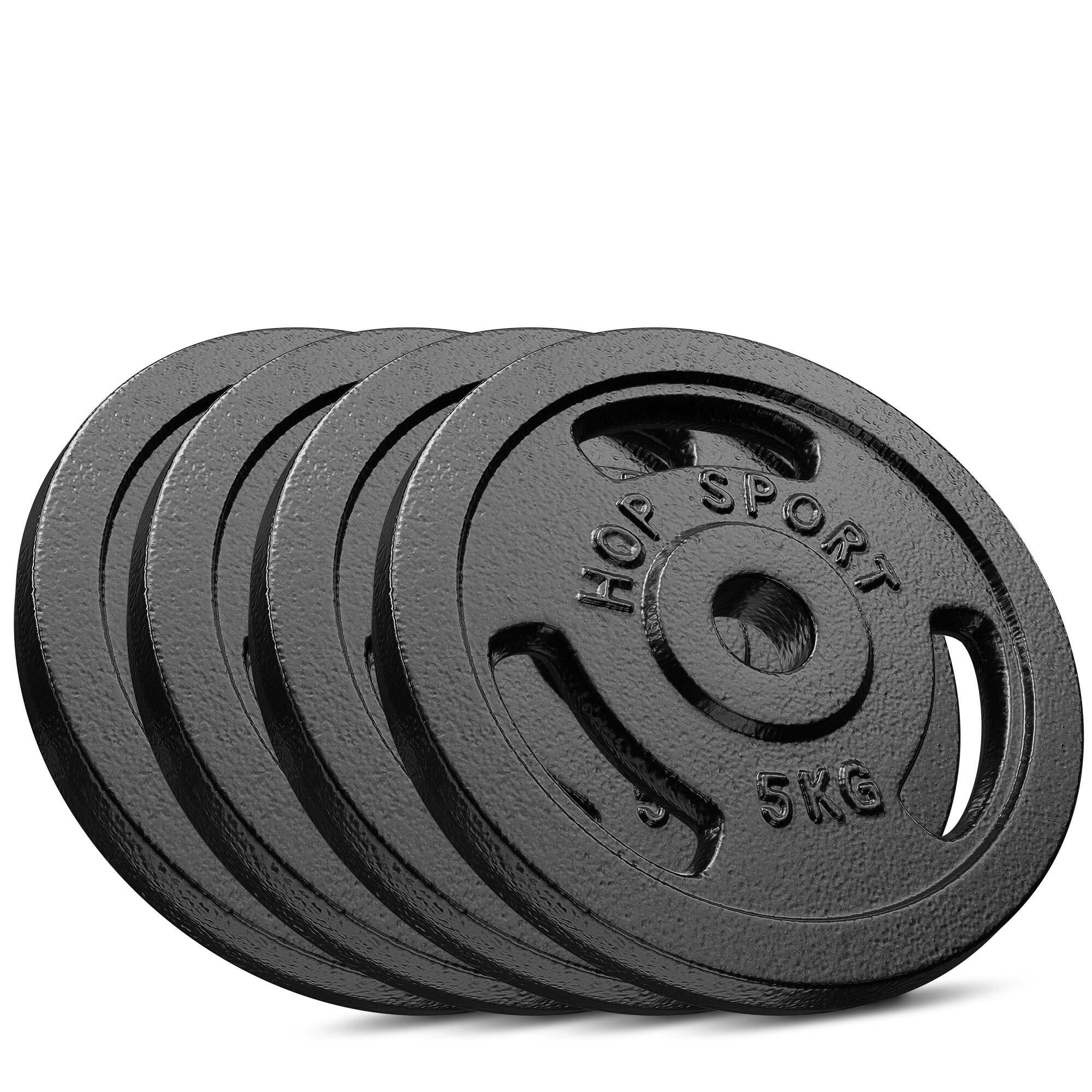 Zestaw obciążeń żeliwnych do sztangi Hop-Sport HS-I30E 4x5kg