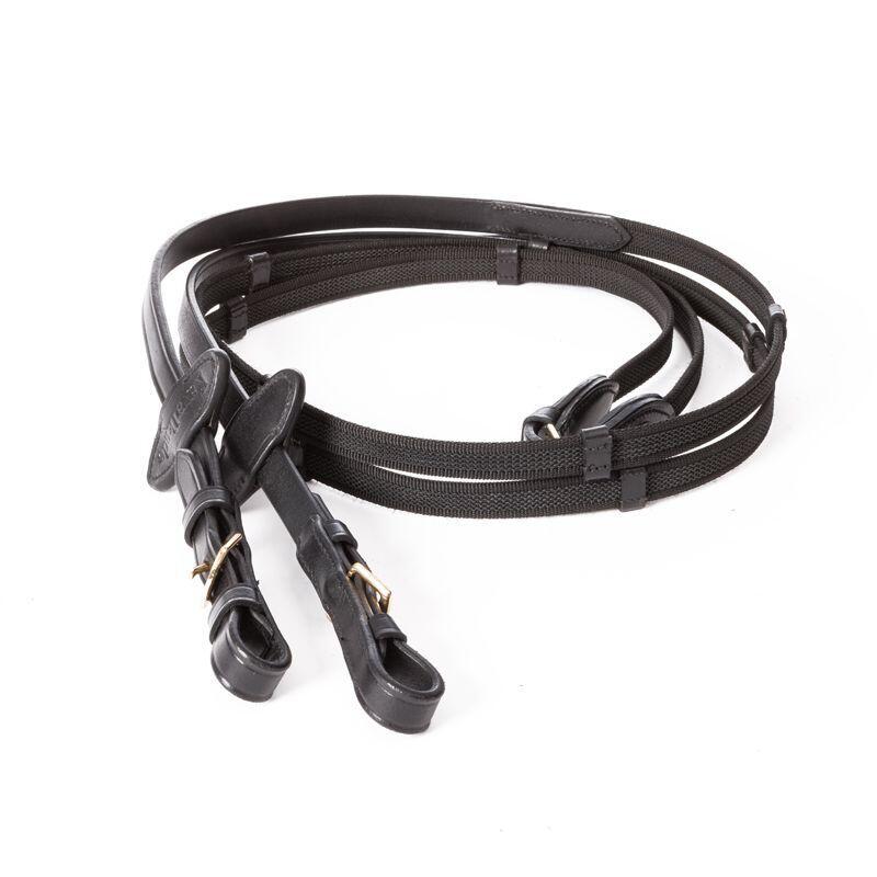 Reins for rubber horses Kavalkade Gold