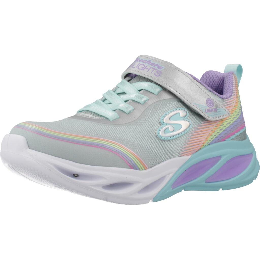 Buty SKECHERS COSMIC GLOW RAINBOW Niebieski