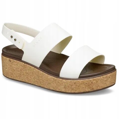 Sandały dla Kobiet Crocs Brooklyn Cork Low Wedge