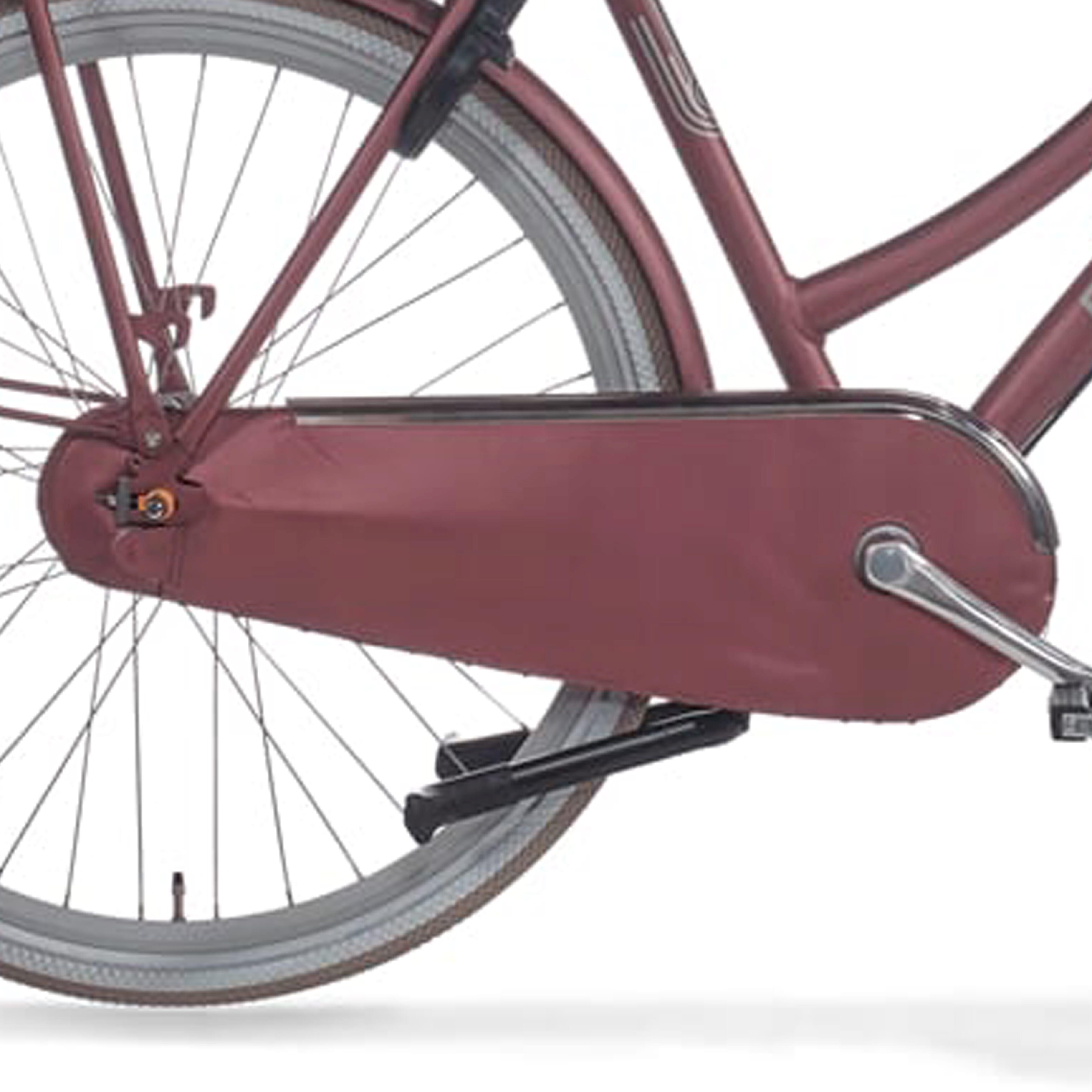 Cortina osłona łańcucha lakierowana tkanina U4 róż mat 7V