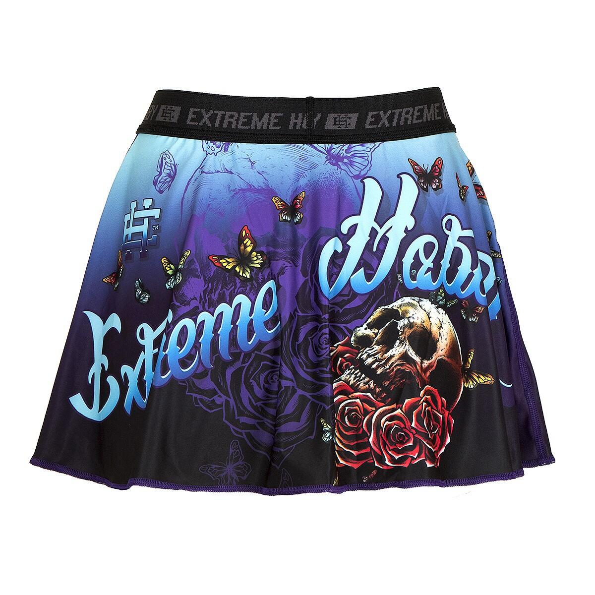 Spódniczka ze spodenkami na siłownię i do fitness EXTREME HOBBY SKULL