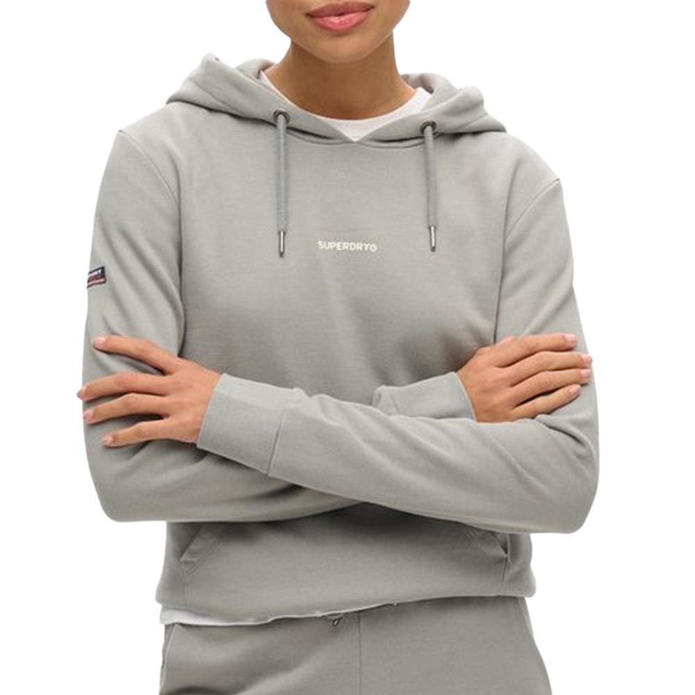 Jednokolorowa bluza z kapturem damska Superdry