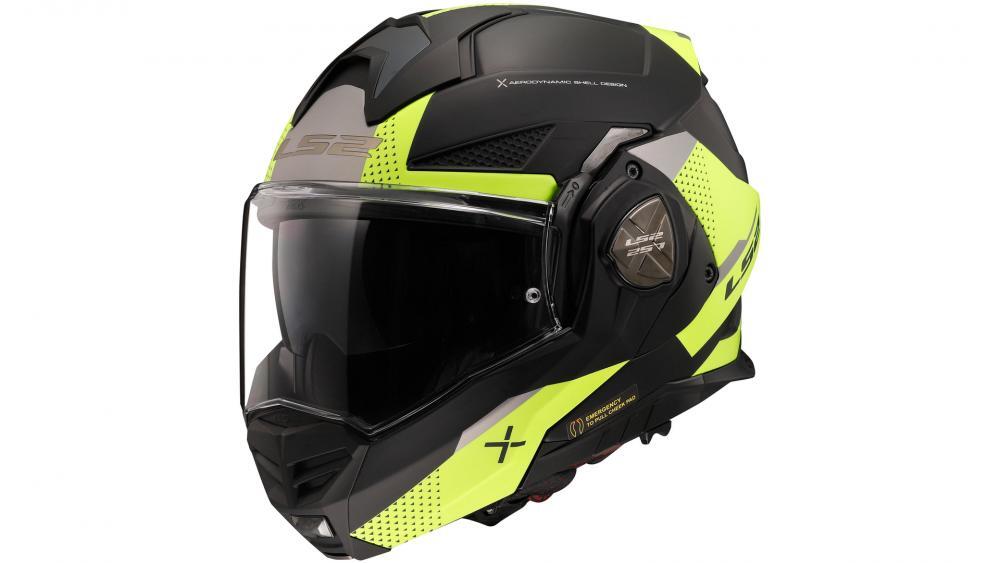 Kask modułowy LS2 FF901 Advant X Oblivion XL czarny/żółty