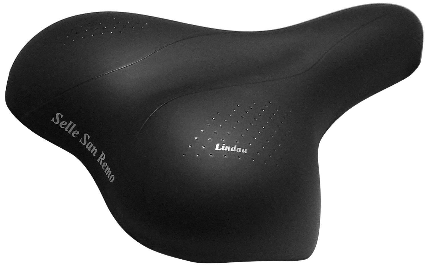 Selle San Remo Lindau siodło miejskie i trekkingowe - czarne