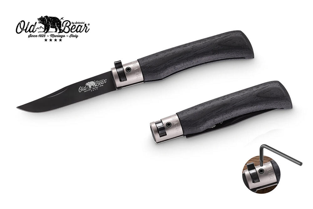 Nóż składany Antonini KNF Lamin Black Stainless