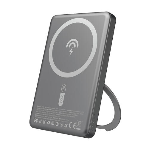 Dudao K28S 20W PD 5000mAh Powerbank MagSafe/podstawka - szary