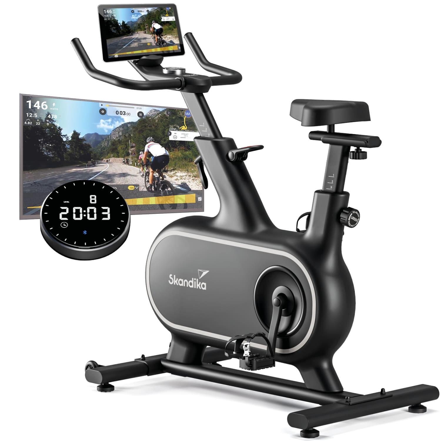 Rower stacjonarny treningowy Cykling P12-H, magnetyczny, 32 poziomy oporu