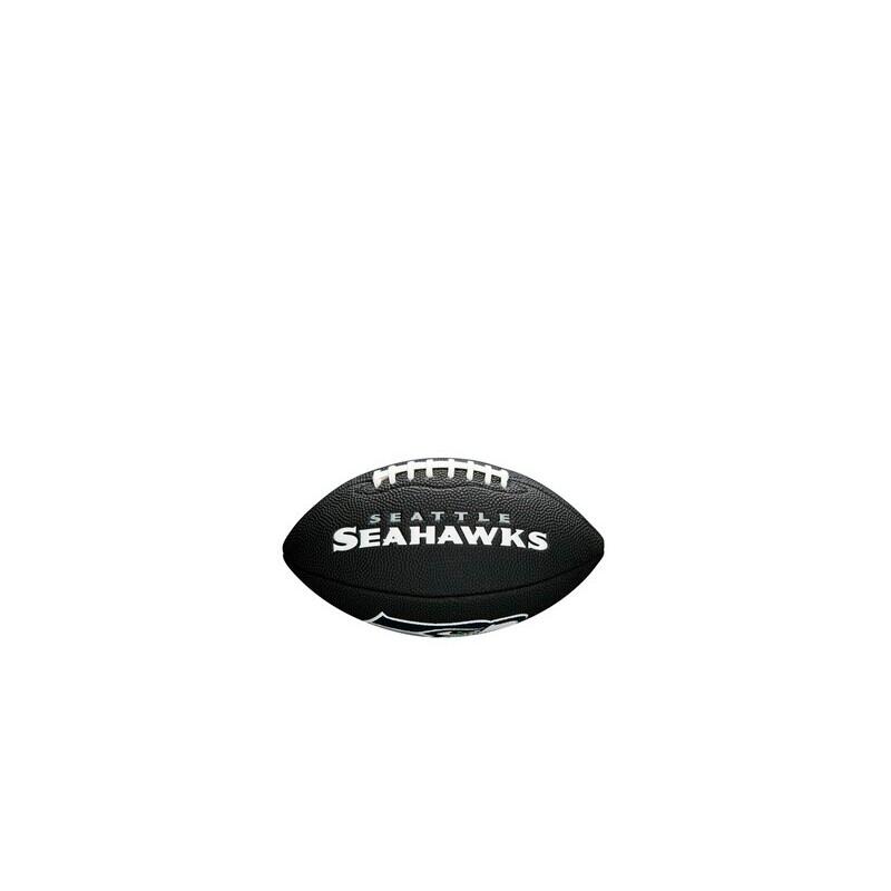 Mini Ballon de Football Américain Wilson NFL team logo Seattle Seahawks Noir