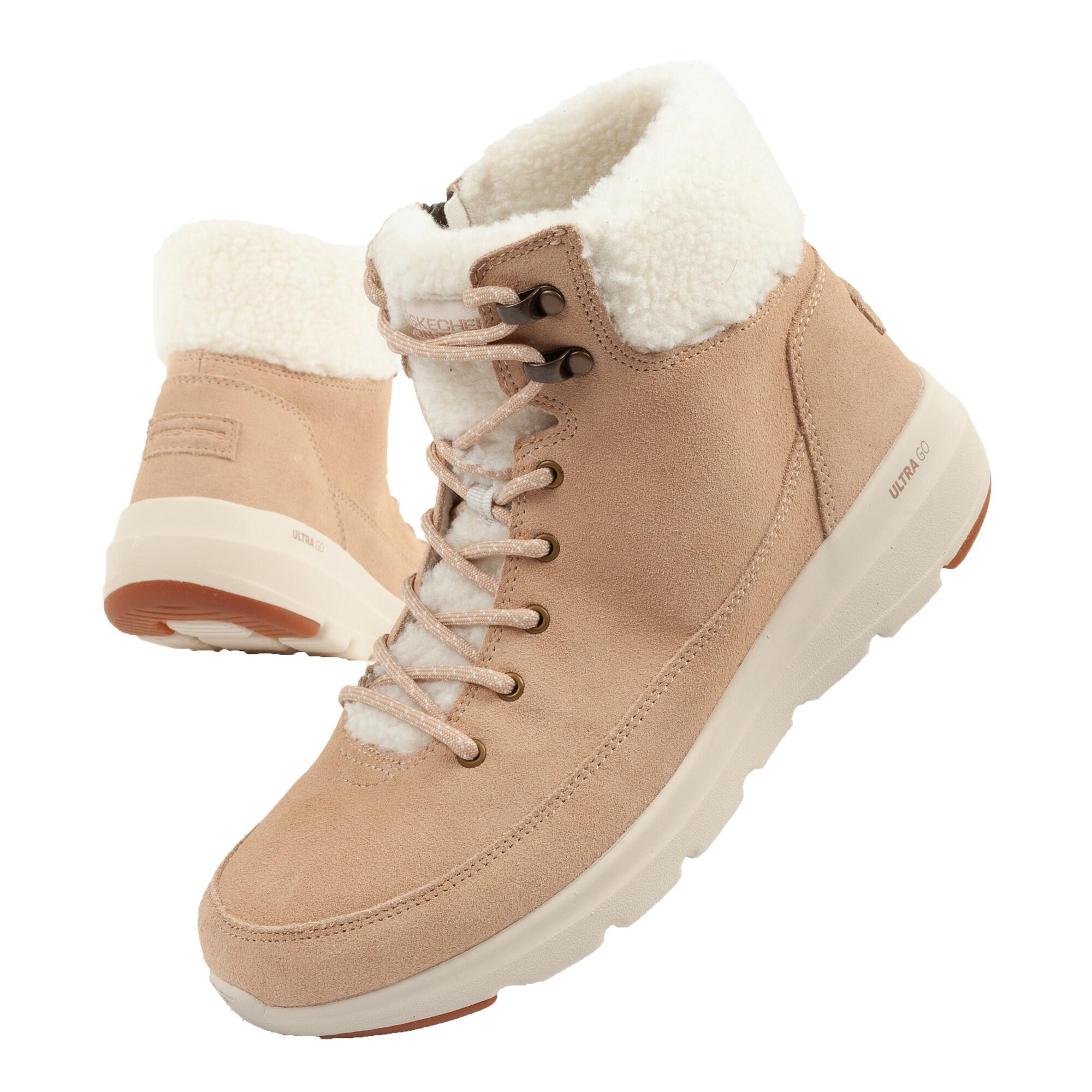 Buty zimowe sportowe damskie Skechers Glacial Ultra-Woodlands