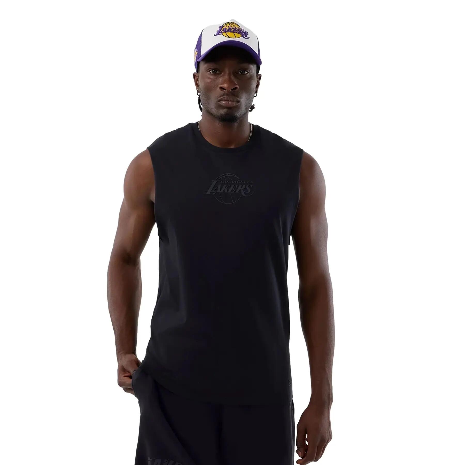 Koszulka bez rękawów Los Angeles Lakers New Era NBA Core Plus