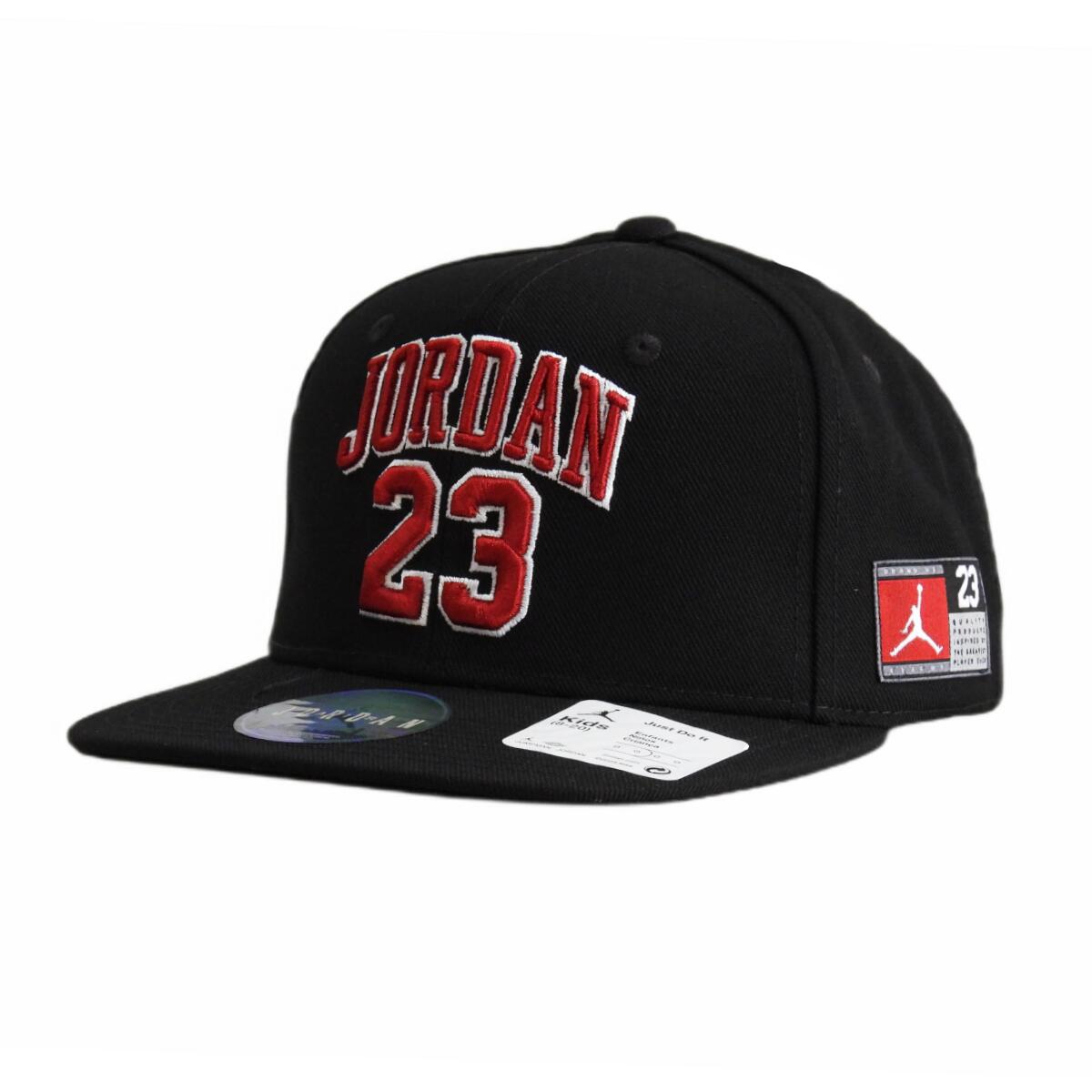 Czapka z daszkiem dziecięca Air Jordan Jersey Flatbrim Kid's Cap Czarna