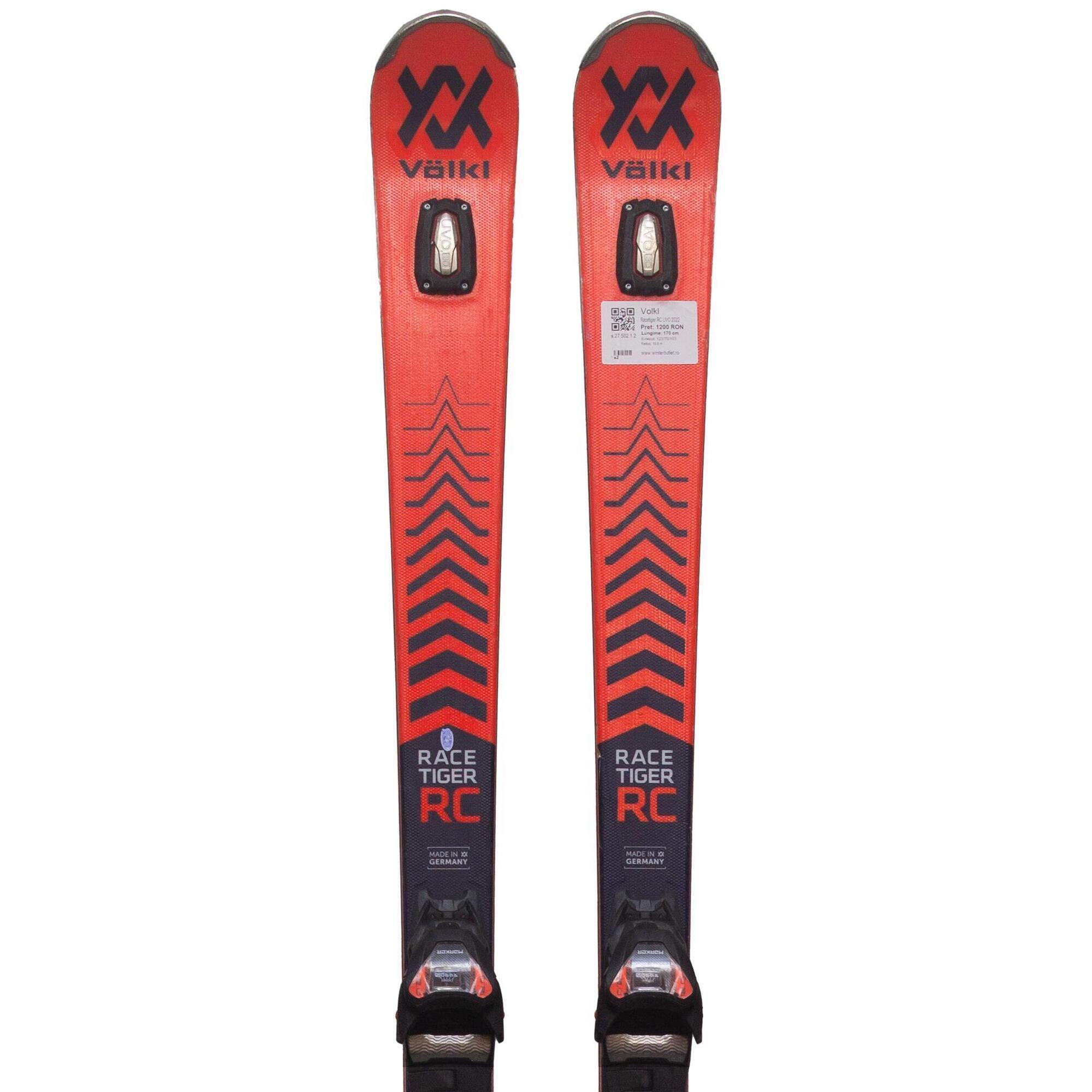 Second Life- Narty VOLKL Racetiger RC UVO 2022  180 cm- Stan dobry
